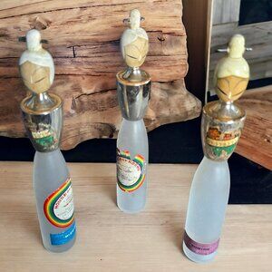 1970's Vintage GEISHA GIRL SAKE BOTTLES House of Koshu 3 Sake Bottles